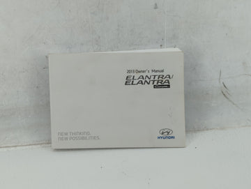 2013 Hyundai Elantra Owners Manual Book Guide OEM Used Auto Parts - Oemusedautoparts1.com
