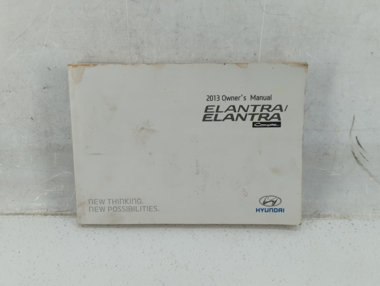 2013 Hyundai Elantra Owners Manual Book Guide P/N:A3X0-EU20I OEM Used Auto Parts - Oemusedautoparts1.com