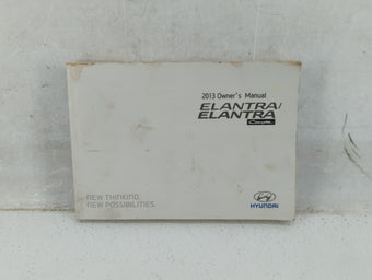 compare product 2013 Hyundai Elantra Owners Manual Book Guide P/N:A3X0-EU20I OEM Used Auto Parts
