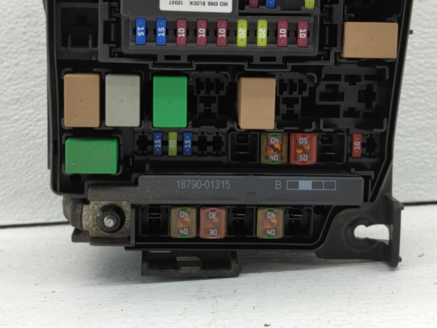 2011-2013 Hyundai Elantra Fusebox Fuse Box Panel Relay Module P/N:91205 3X214 Fits Fits 2011 2012 2013 OEM Used Auto Parts -