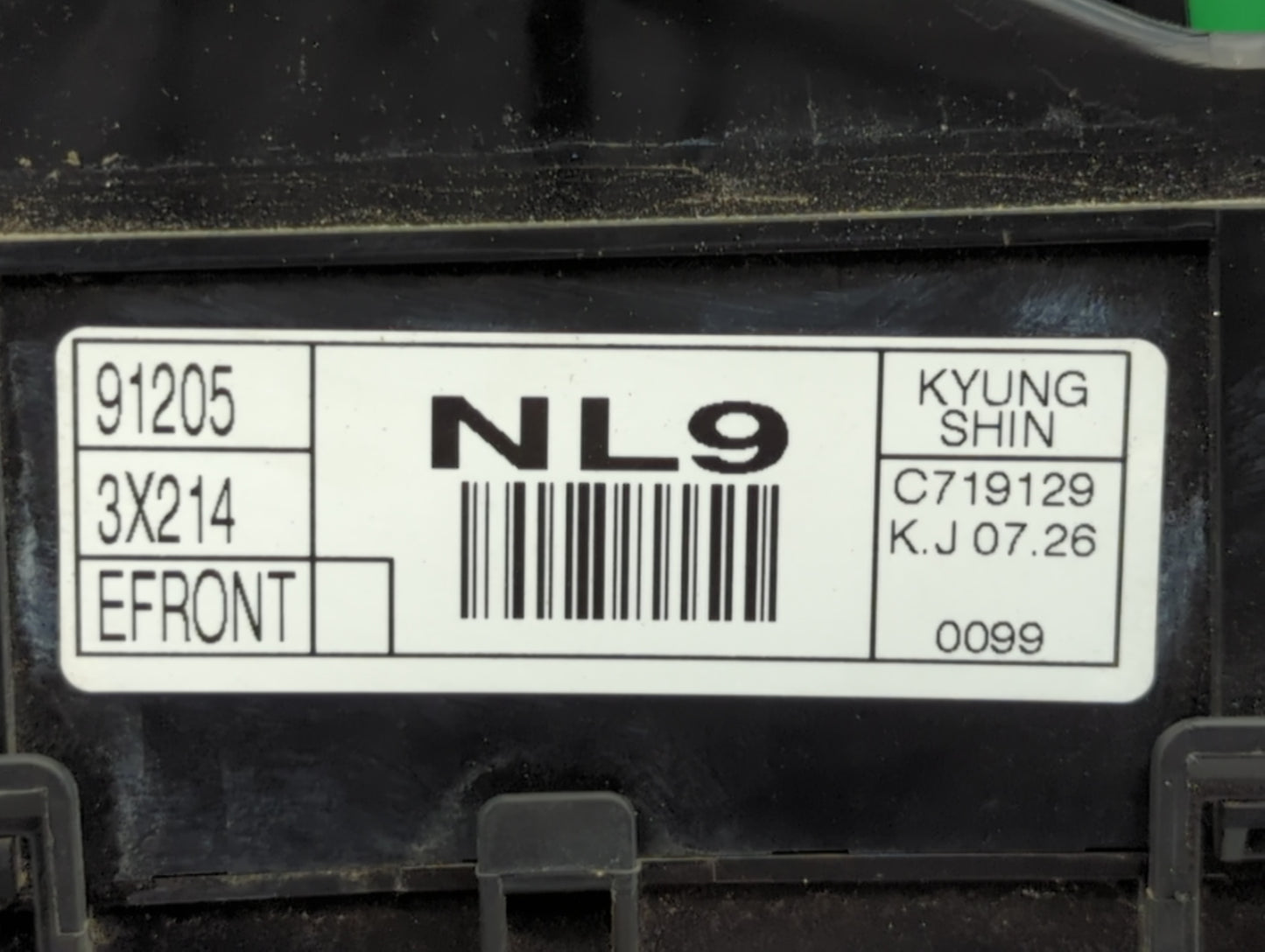2011-2013 Hyundai Elantra Fusebox Fuse Box Panel Relay Module P/N:91205 3X214 Fits Fits 2011 2012 2013 OEM Used Auto Parts -