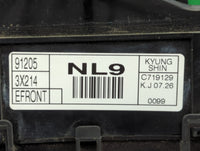 2011-2013 Hyundai Elantra Fusebox Fuse Box Panel Relay Module P/N:91205 3X214 Fits Fits 2011 2012 2013 OEM Used Auto Parts -