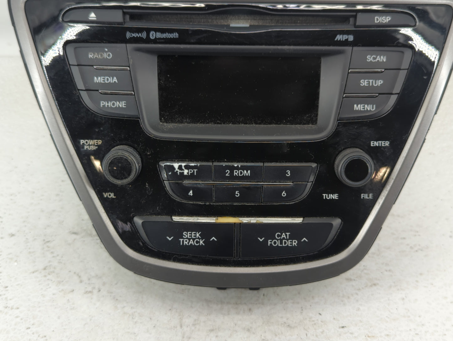 2013-2013 Hyundai Elantra Am Fm Cd Player Radio Receiver - Oemusedautoparts1.com