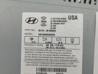 2013-2013 Hyundai Elantra Am Fm Cd Player Radio Receiver 573009 - Oemusedautoparts1.com