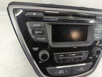 2013-2013 Hyundai Elantra Am Fm Cd Player Radio Receiver 582966 - Oemusedautoparts1.com