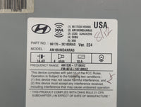 2013-2013 Hyundai Elantra Am Fm Cd Player Radio Receiver 582966 - Oemusedautoparts1.com