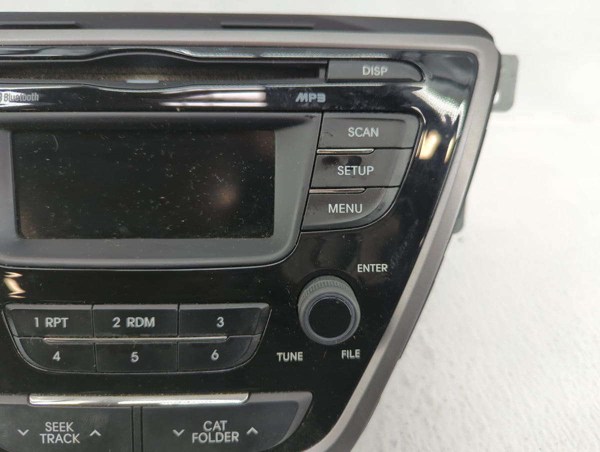 2013-2013 Hyundai Elantra Am Fm Cd Player Radio Receiver 583217 - Oemusedautoparts1.com