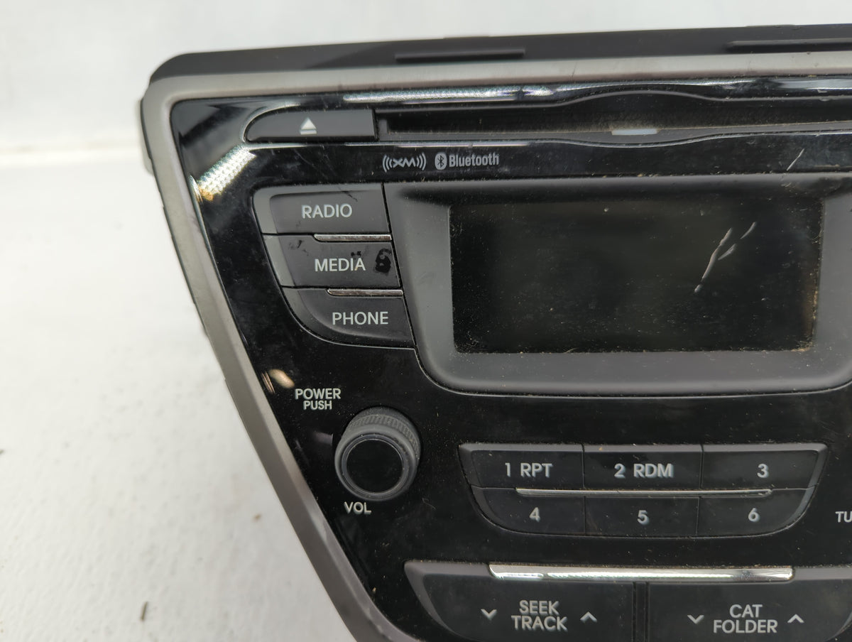 2013-2013 Hyundai Elantra Am Fm Cd Player Radio Receiver 583224 - Oemusedautoparts1.com