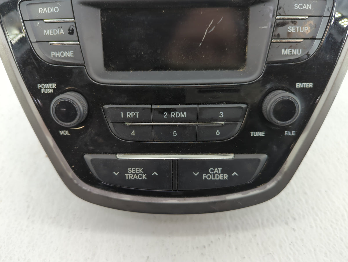 2013-2013 Hyundai Elantra Am Fm Cd Player Radio Receiver 583224 - Oemusedautoparts1.com