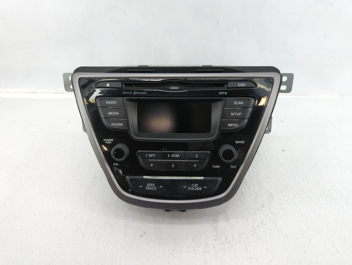 2013-2013 Hyundai Elantra Am Fm Cd Player Radio Receiver 583604 - Oemusedautoparts1.com