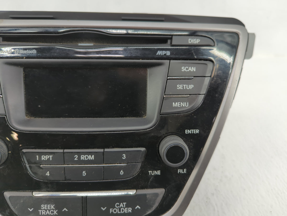 2013-2013 Hyundai Elantra Am Fm Cd Player Radio Receiver 583698 - Oemusedautoparts1.com