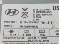 2013-2013 Hyundai Elantra Am Fm Cd Player Radio Receiver 583698 - Oemusedautoparts1.com