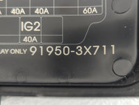 2011-2013 Hyundai Elantra Fusebox Fuse Box Panel Relay Module P/N:912053X214 91950-3X711 Fits Fits 2011 2012 2013 OEM Used A