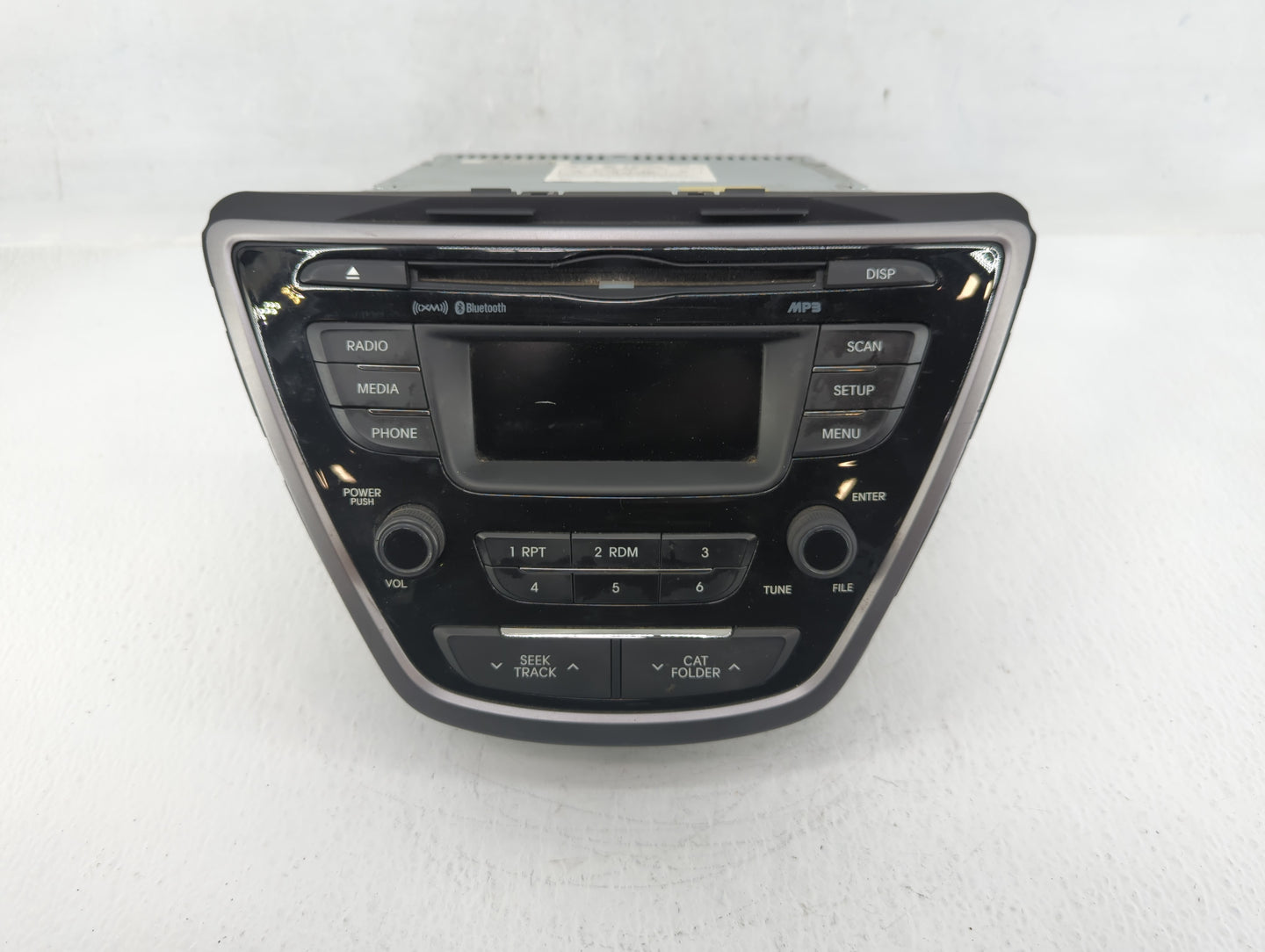 2013 Hyundai Elantra Radio AM FM Cd Player Receiver Replacement P/N:96170-3X165RA5 Fits OEM Used Auto Parts - Oemusedautopar
