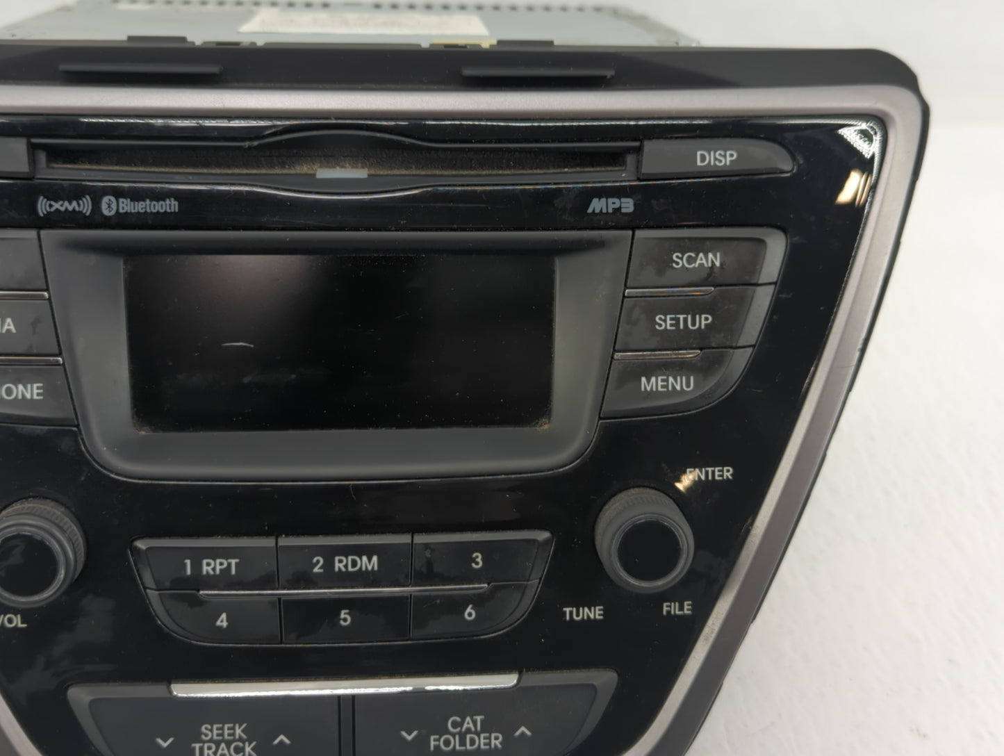2013 Hyundai Elantra Radio AM FM Cd Player Receiver Replacement P/N:96170-3X165RA5 Fits OEM Used Auto Parts - Oemusedautopar