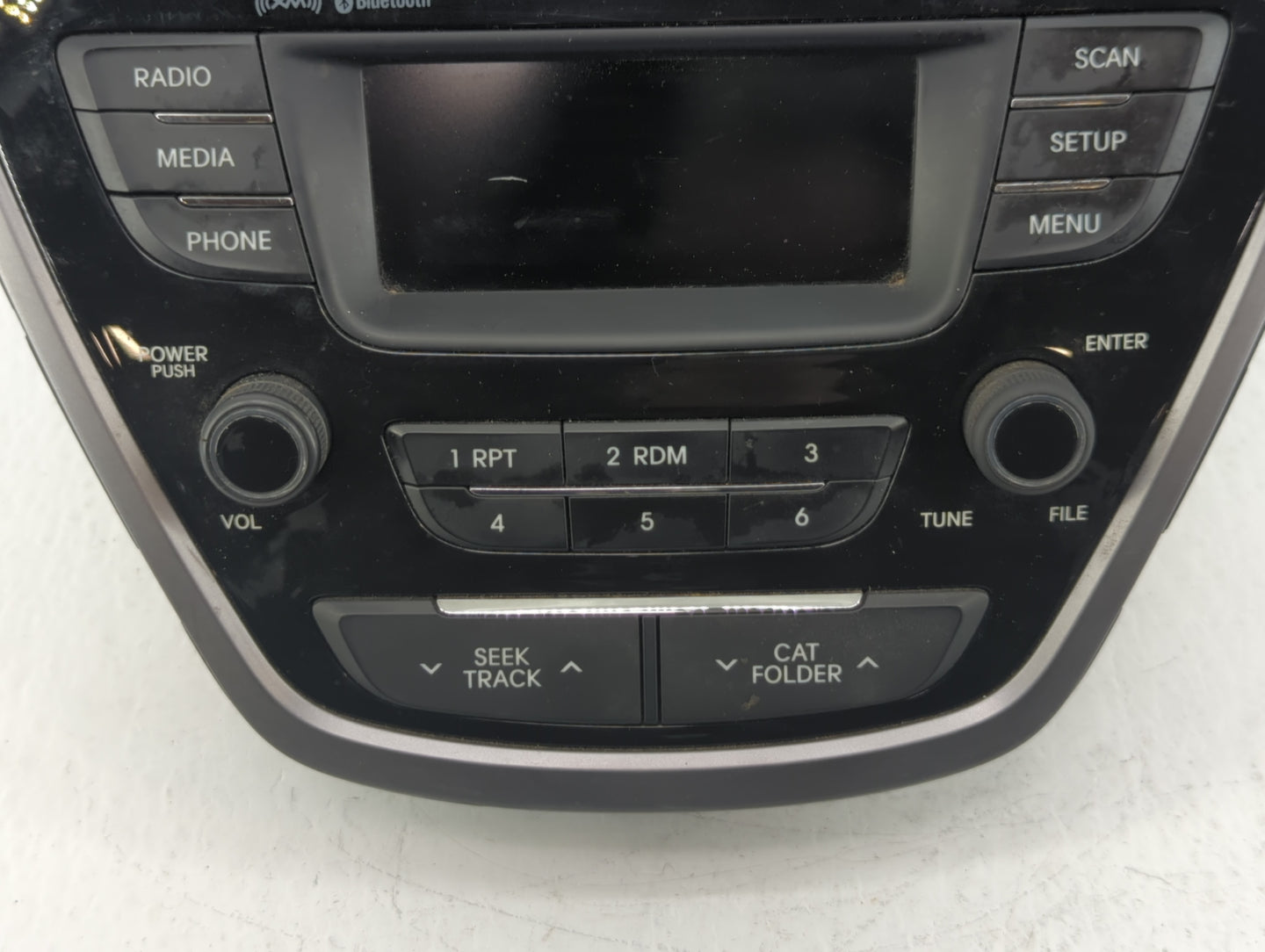 2013 Hyundai Elantra Radio AM FM Cd Player Receiver Replacement P/N:96170-3X165RA5 Fits OEM Used Auto Parts - Oemusedautopar