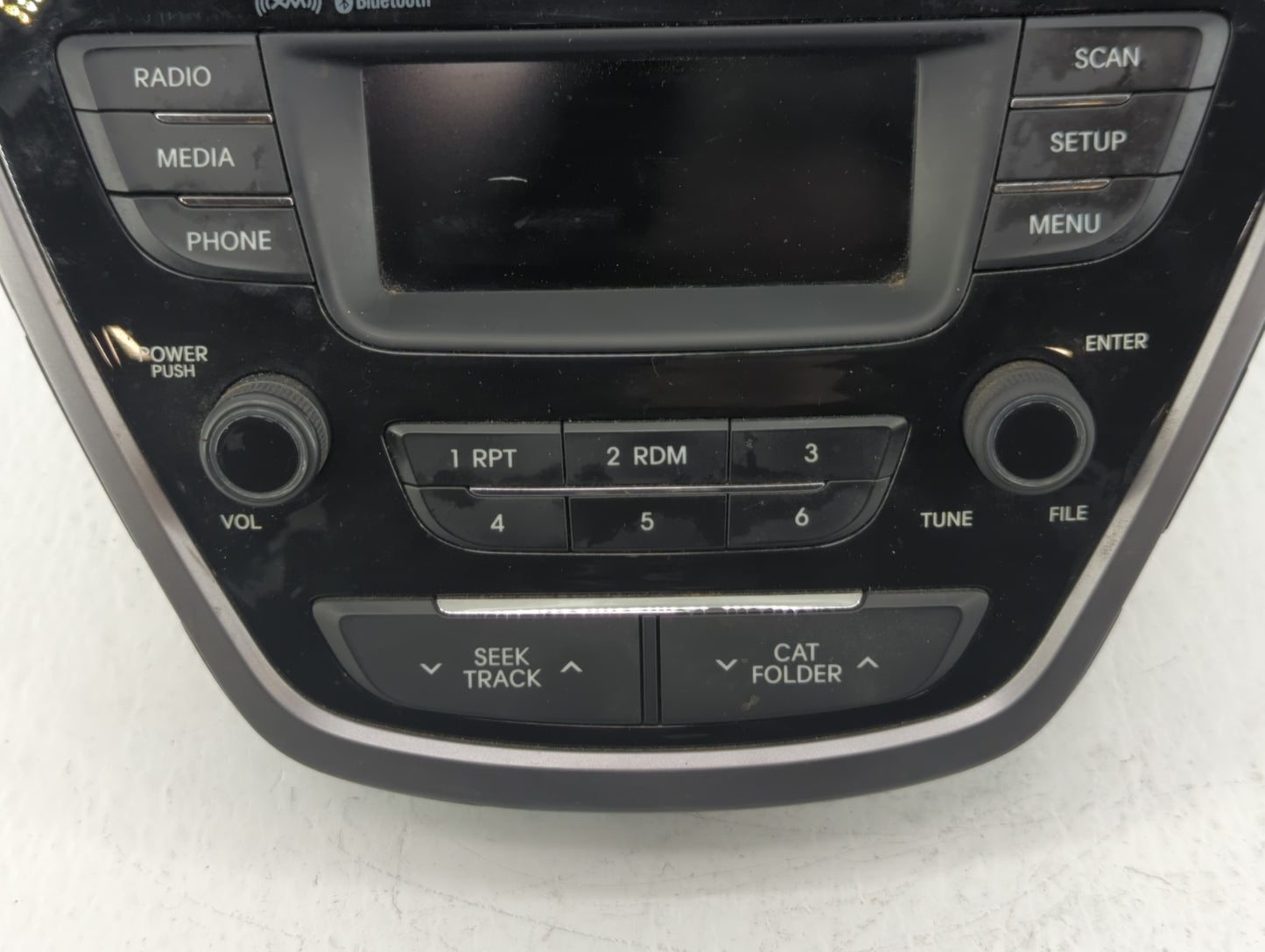 2013 Hyundai Elantra Radio AM FM Cd Player Receiver Replacement P/N:96170-3X165RA5 Fits OEM Used Auto Parts - Oemusedautopar