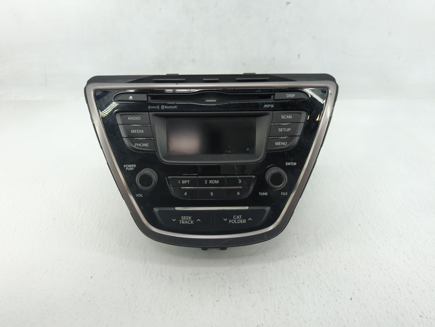 2013 Hyundai Elantra Radio AM FM Cd Player Receiver Replacement P/N:96170-3X165RA5 Fits OEM Used Auto Parts - Oemusedautopar