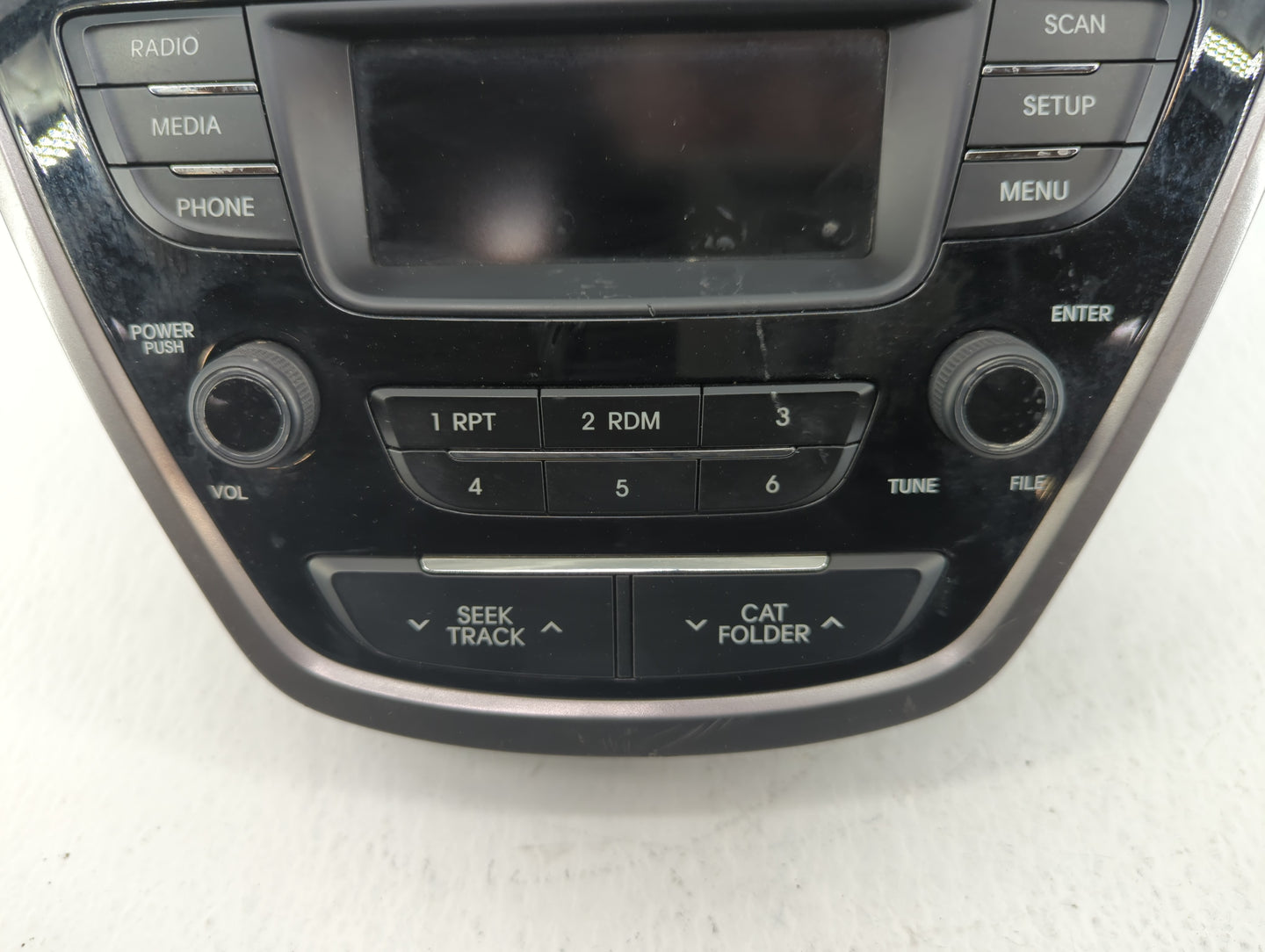 2013 Hyundai Elantra Radio AM FM Cd Player Receiver Replacement P/N:96170-3X165RA5 Fits OEM Used Auto Parts - Oemusedautopar