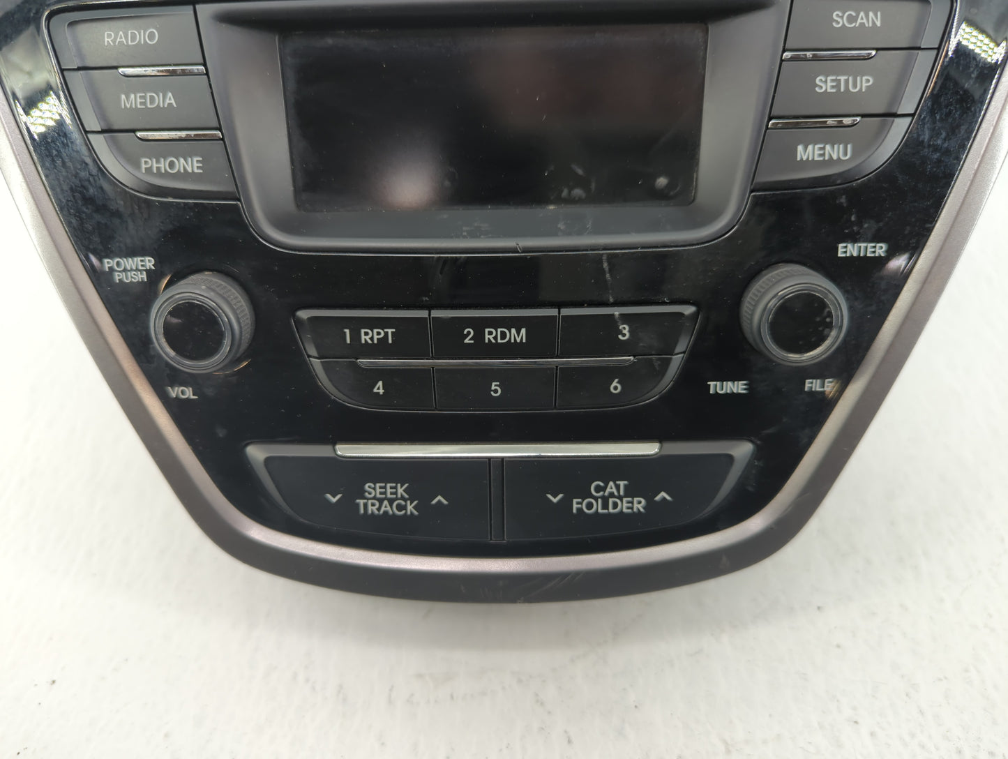 2013 Hyundai Elantra Radio AM FM Cd Player Receiver Replacement P/N:96170-3X165RA5 Fits OEM Used Auto Parts - Oemusedautopar