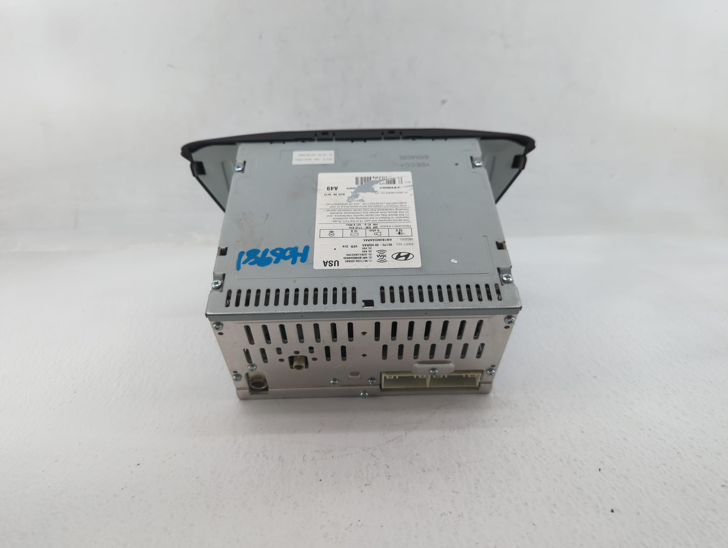 2013 Hyundai Elantra Radio AM FM Cd Player Receiver Replacement P/N:96170-3X165RA5 Fits OEM Used Auto Parts - Oemusedautopar