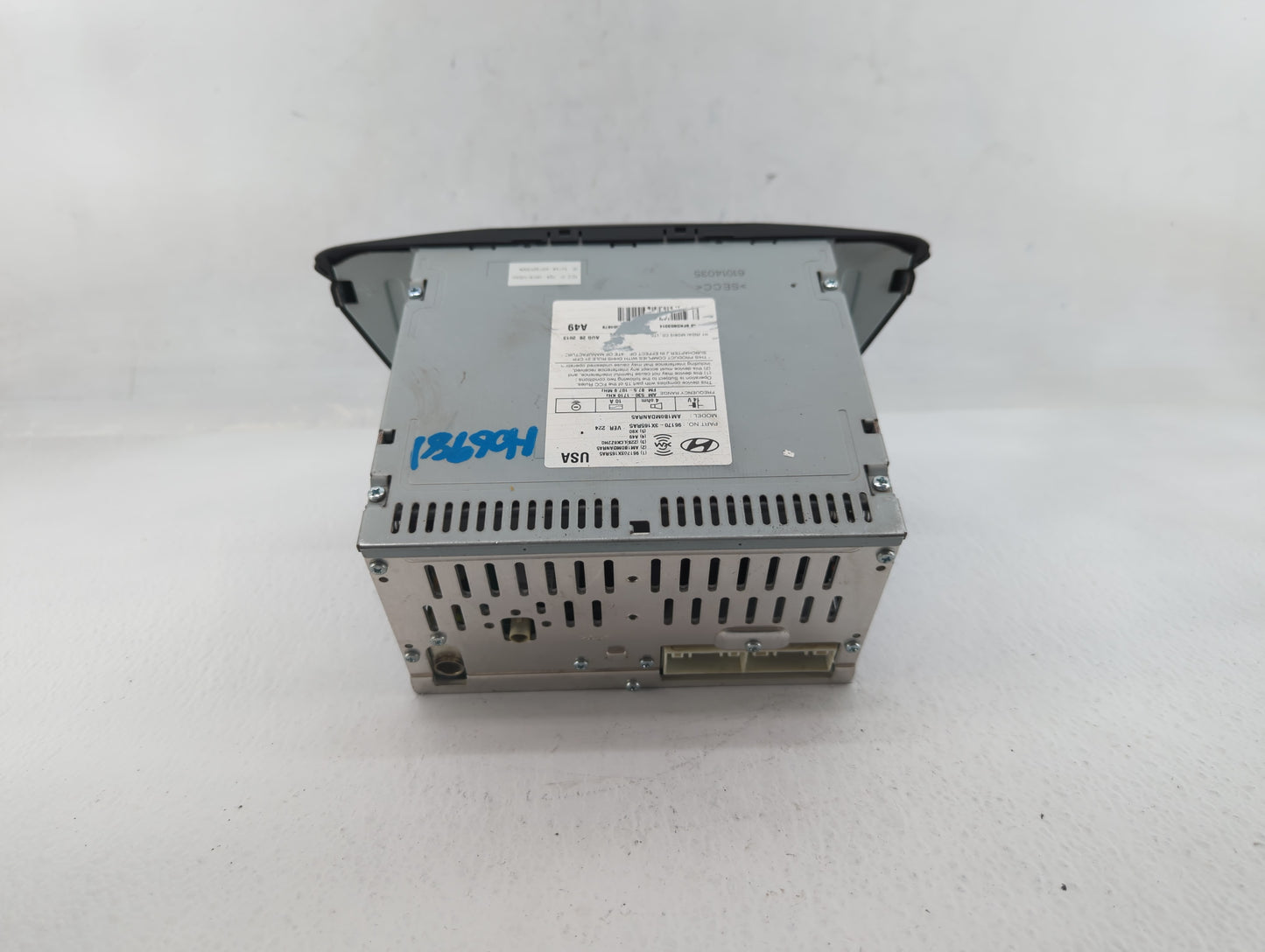 2013 Hyundai Elantra Radio AM FM Cd Player Receiver Replacement P/N:96170-3X165RA5 Fits OEM Used Auto Parts - Oemusedautopar