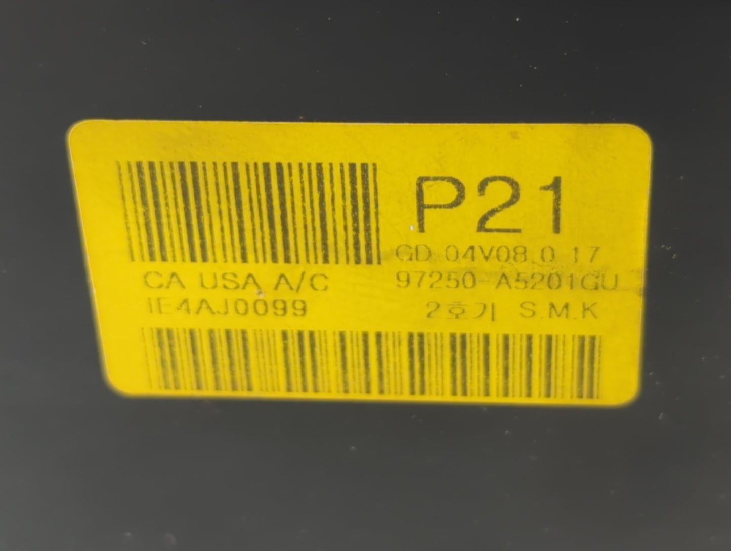 2013-2017 Hyundai Elantra Climate Control Module Temperature AC/Heater Replacement P/N:97250-A5201GU Fits OEM Used Auto Part