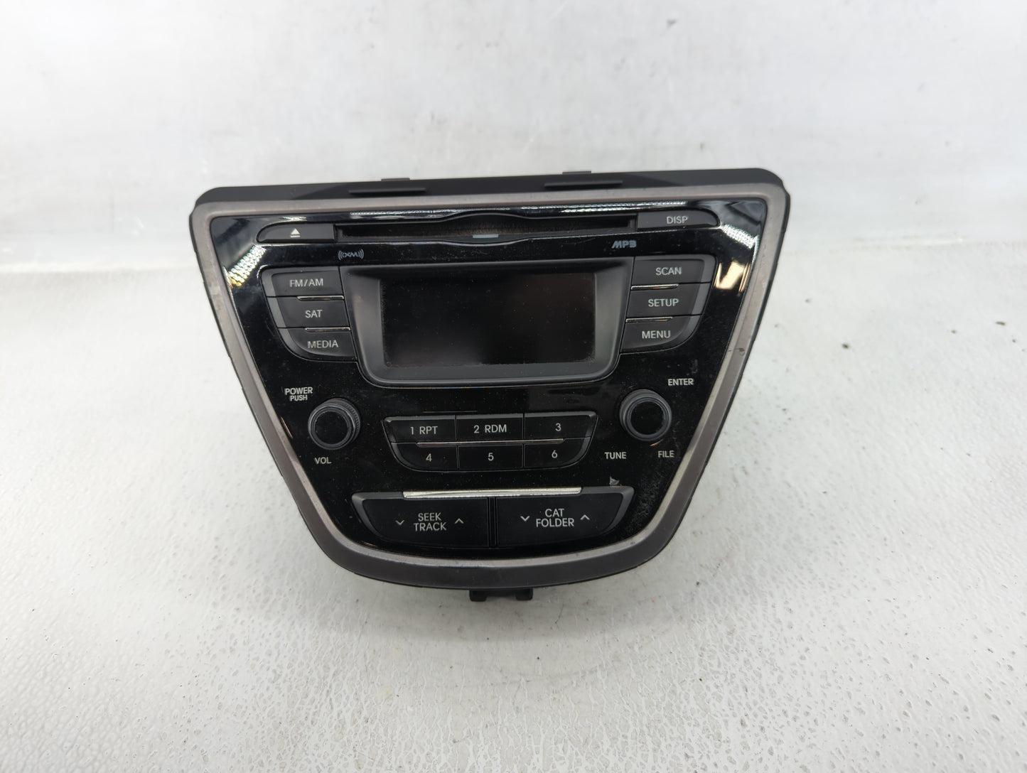 2013 Hyundai Elantra Radio AM FM Cd Player Receiver Replacement P/N:96170-3X165RA5 Fits OEM Used Auto Parts - Oemusedautopar