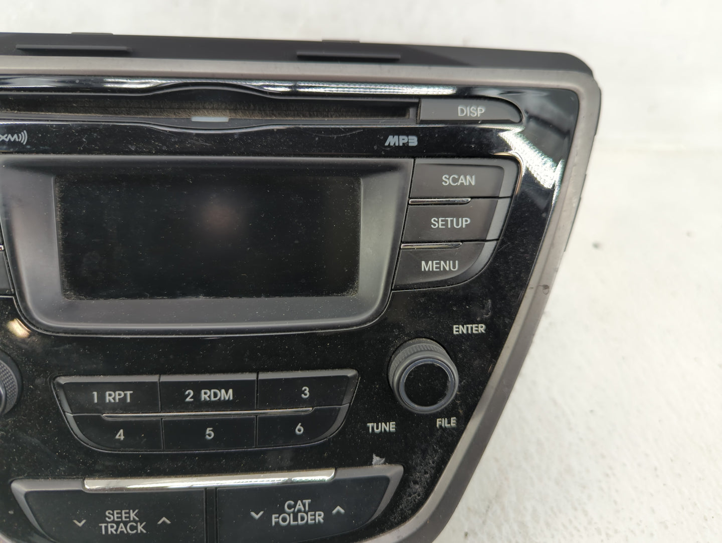 2013 Hyundai Elantra Radio AM FM Cd Player Receiver Replacement P/N:96170-3X165RA5 Fits OEM Used Auto Parts - Oemusedautopar