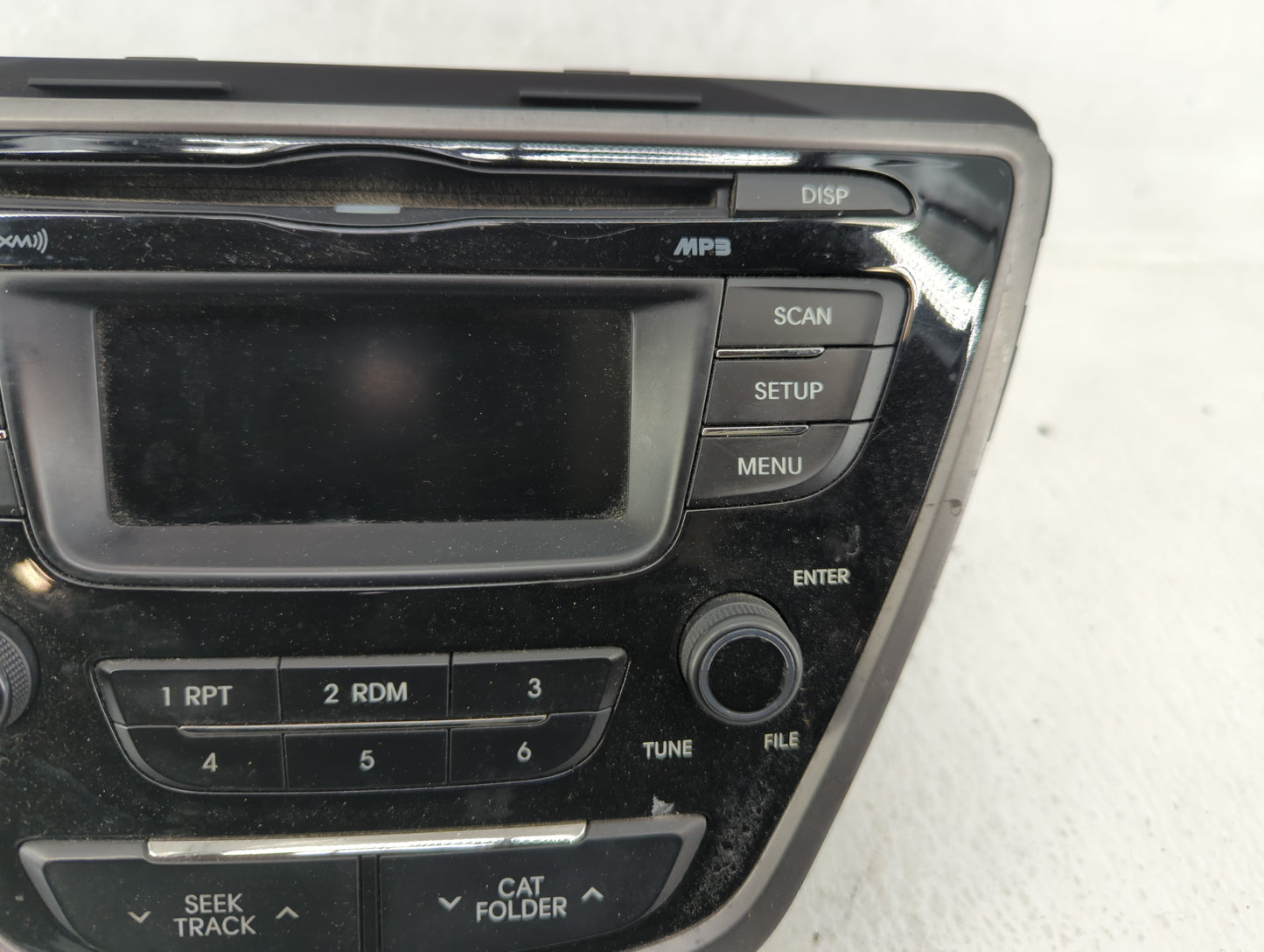 2013 Hyundai Elantra Radio AM FM Cd Player Receiver Replacement P/N:96170-3X165RA5 Fits OEM Used Auto Parts - Oemusedautopar