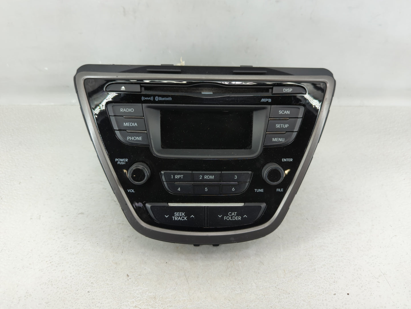2011-2013 Hyundai Elantra Radio AM FM Cd Player Receiver Replacement P/N:96170-3X165RA5 Fits Fits 2011 2012 2013 OEM Used Au