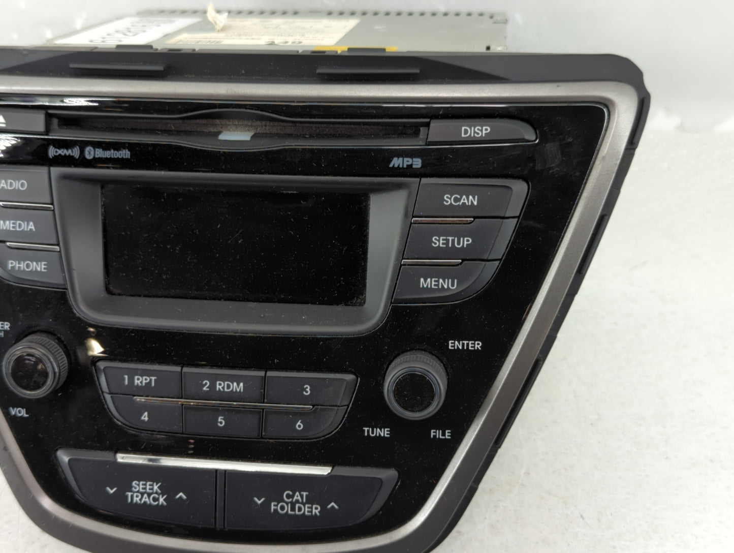 2011-2013 Hyundai Elantra Radio AM FM Cd Player Receiver Replacement P/N:96170-3X165RA5 Fits Fits 2011 2012 2013 OEM Used Au