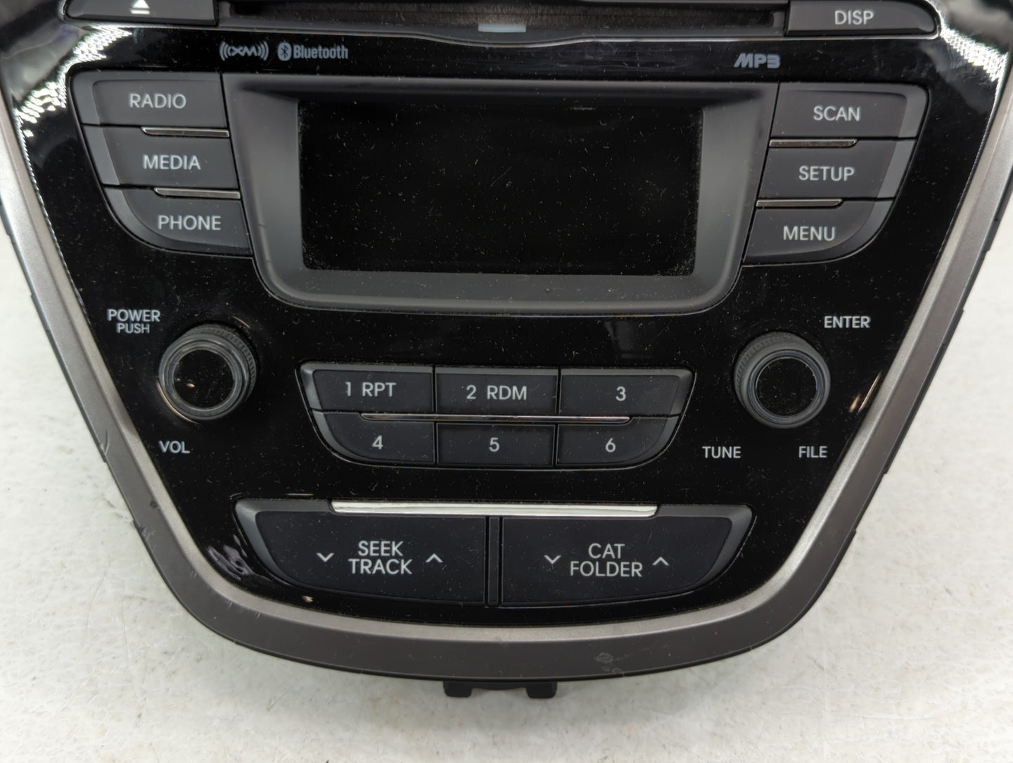 2011-2013 Hyundai Elantra Radio AM FM Cd Player Receiver Replacement P/N:96170-3X165RA5 Fits Fits 2011 2012 2013 OEM Used Au