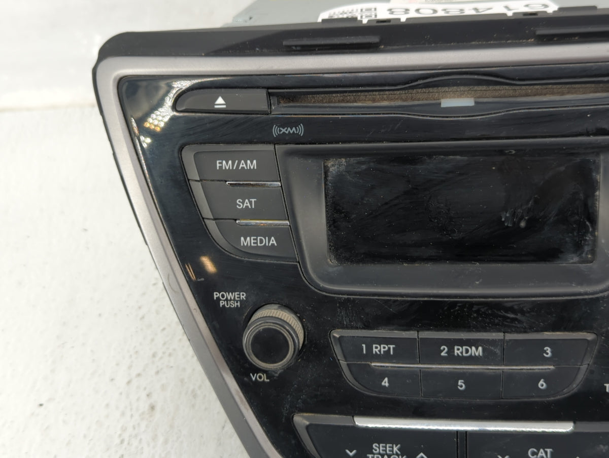 2011-2013 Hyundai Elantra Am Fm Cd Player Radio Receiver 614808 - Oemusedautoparts1.com