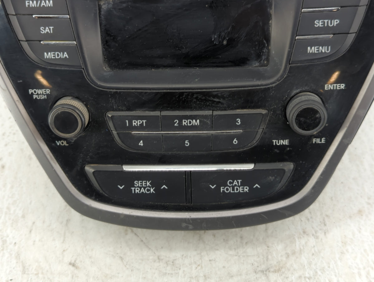 2011-2013 Hyundai Elantra Am Fm Cd Player Radio Receiver 614808 - Oemusedautoparts1.com