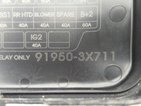 2011-2013 Hyundai Elantra Fusebox Fuse Box Panel Relay Module P/N:91951-3X711 Fits Fits 2011 2012 2013 OEM Used Auto Parts -