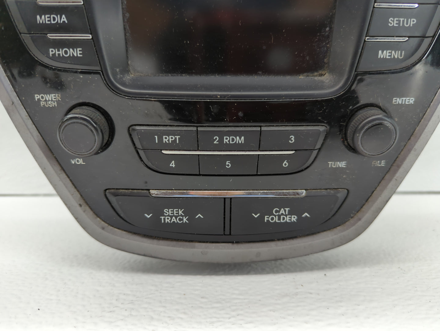 2011-2013 Hyundai Elantra Radio AM FM Cd Player Receiver Replacement P/N:96170-3X165RA5 Fits Fits 2011 2012 2013 OEM Used Au