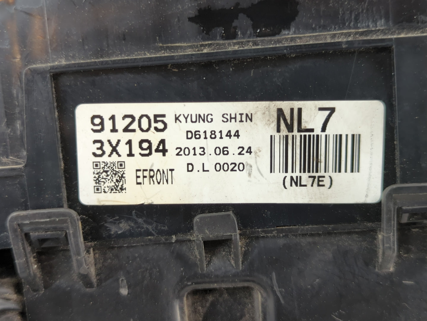 2011-2013 Hyundai Elantra Fusebox Fuse Box Panel Relay Module P/N:91205 3X194 Fits Fits 2011 2012 2013 OEM Used Auto Parts -