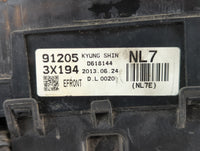 2011-2013 Hyundai Elantra Fusebox Fuse Box Panel Relay Module P/N:91205 3X194 Fits Fits 2011 2012 2013 OEM Used Auto Parts -