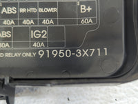 2011-2013 Hyundai Elantra Fusebox Fuse Box Panel Relay Module P/N:91950-3X711 Fits Fits 2011 2012 2013 OEM Used Auto Parts -