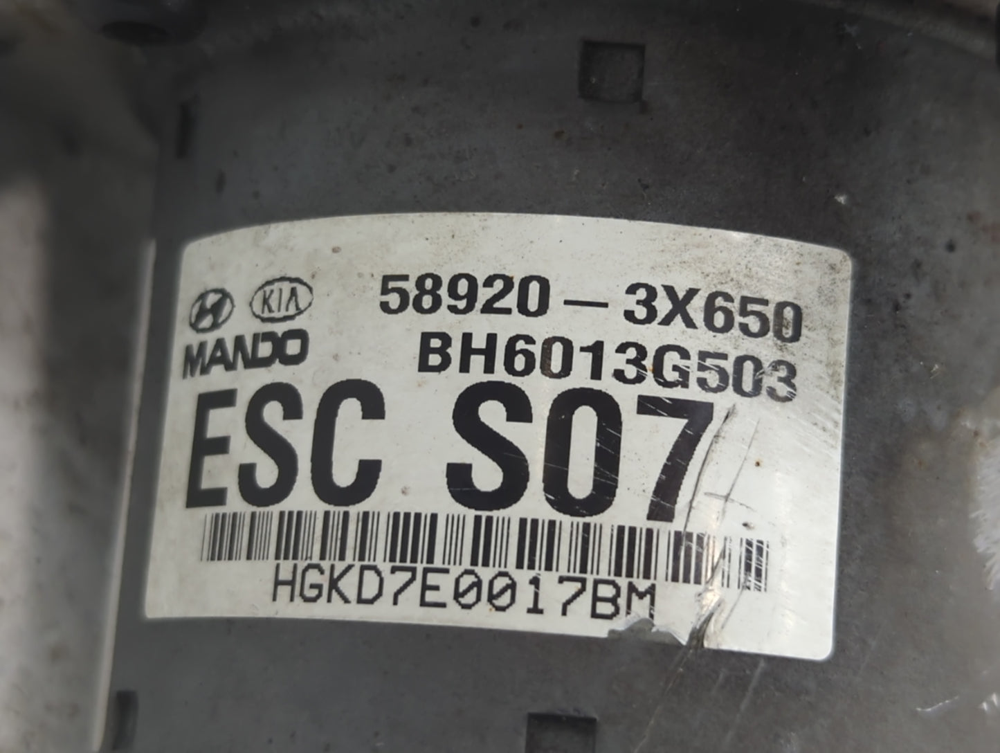 2011-2013 Hyundai Elantra ABS Pump Control Module Replacement P/N:BH6013G503 58920-3X650 Fits Fits 2011 2012 2013 OEM Used A