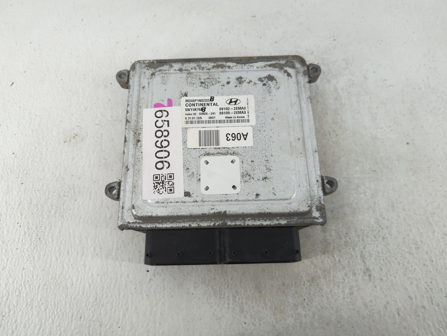 2011-2013 Hyundai Elantra PCM Engine Control Computer ECU ECM PCU OEM P/N:39103-2EMA3 39102-2EMA3 Fits Fits 2011 2012 2013 O