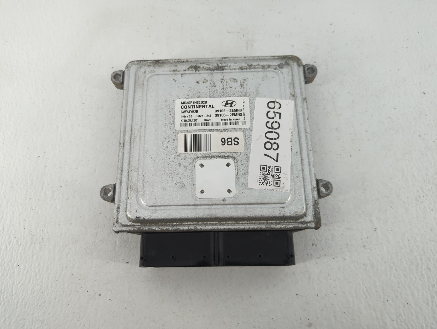 2011-2013 Hyundai Elantra PCM Engine Control Computer ECU ECM PCU OEM P/N:39103-2EMN3 39102-2EMN3 Fits Fits 2011 2012 2013 O