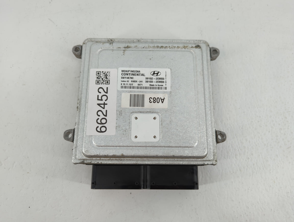 2011-2013 Hyundai Elantra PCM Engine Control Computer ECU ECM PCU OEM P/N:39103-2EMB3 39102-2EMB3 Fits 2011 2012 2013 OEM Us