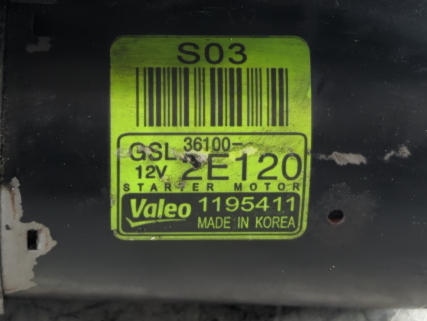 2013-2014 Hyundai Elantra Car Starter Motor Solenoid OEM P/N:36100-2E120 Fits Fits 2012 2013 2014 2015 2016 OEM Used Auto Pa
