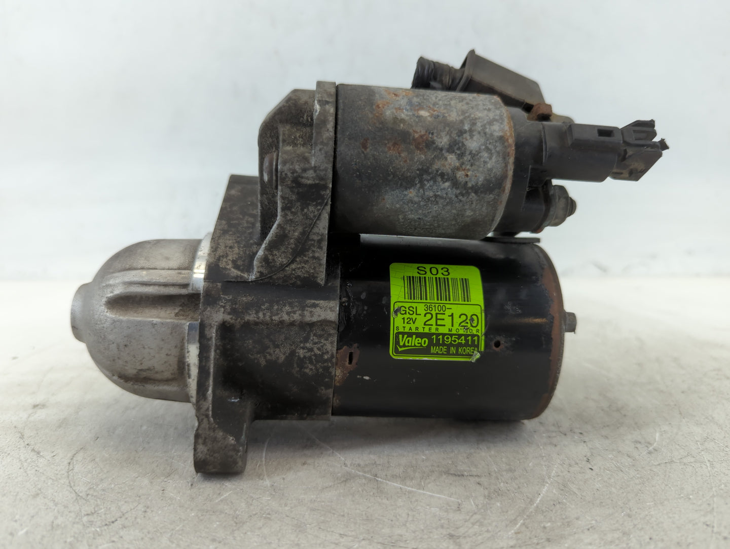 2011-2014 Hyundai Elantra Car Starter Motor Solenoid OEM P/N:1195411 36100-2E120 Fits Fits 2011 2012 2013 2014 OEM Used Auto