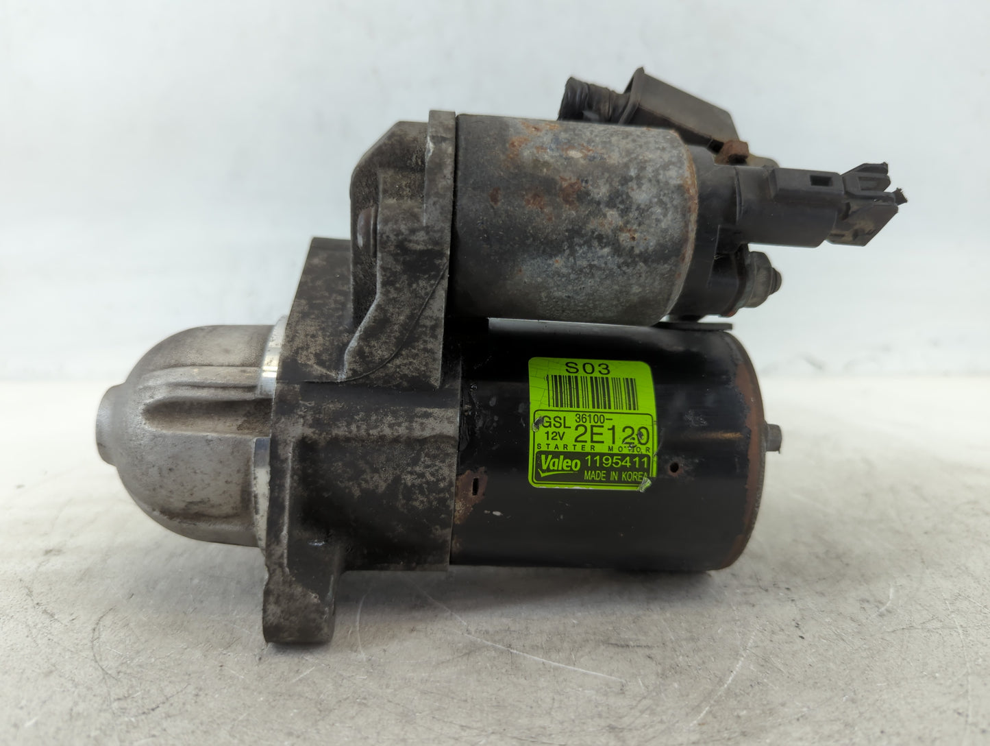 2011-2014 Hyundai Elantra Car Starter Motor Solenoid OEM P/N:1195411 36100-2E120 Fits Fits 2011 2012 2013 2014 OEM Used Auto