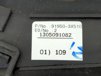 2011-2013 Hyundai Elantra Fusebox Fuse Box Panel Relay Module P/N:91950-3X510 Fits Fits 2011 2012 2013 OEM Used Auto Parts -