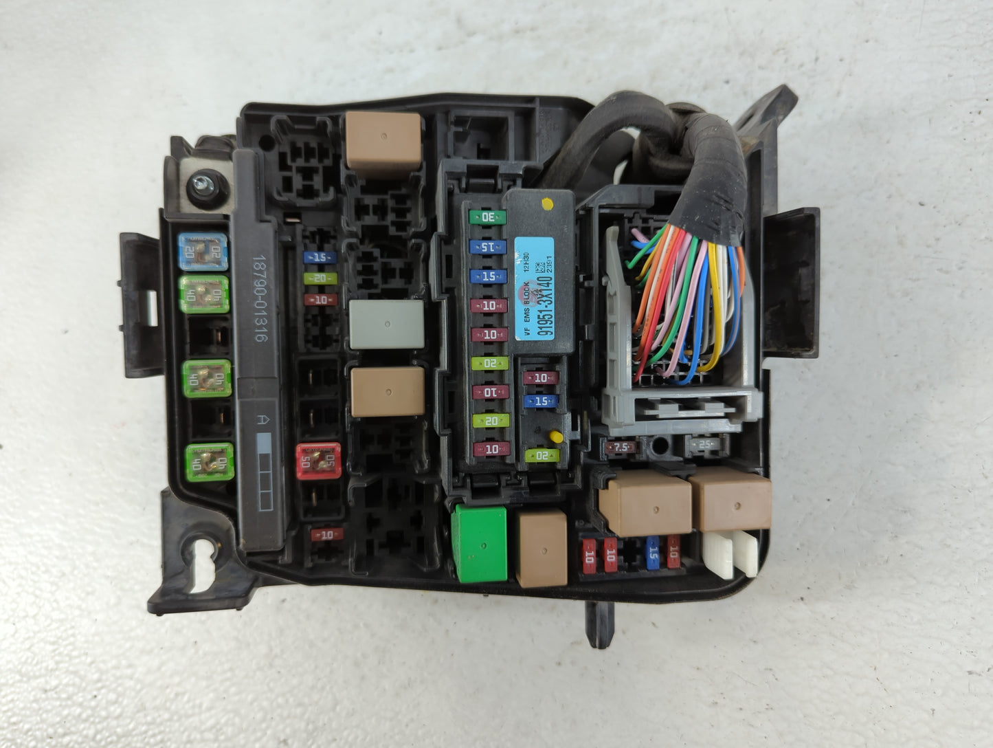 2011-2013 Hyundai Elantra Fusebox Fuse Box Panel Relay Module P/N:91238A5032 Fits Fits 2011 2012 2013 OEM Used Auto Parts - 