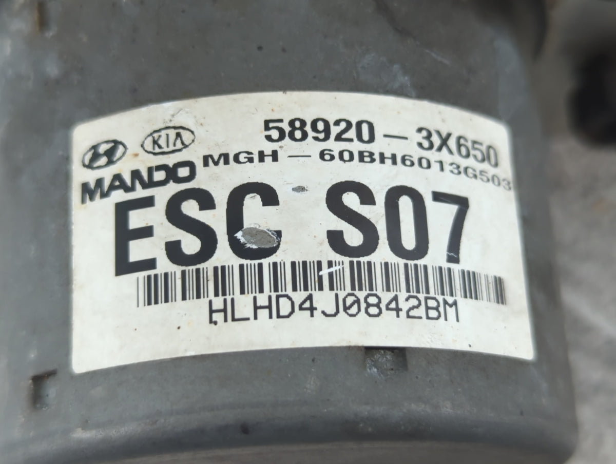 2011-2013 Hyundai Elantra Anti-Lock Brake ABS Pump Module Actuator OEM P/N:58920-3X650 Fits Fits 2011 2012 2013 OEM Used Aut
